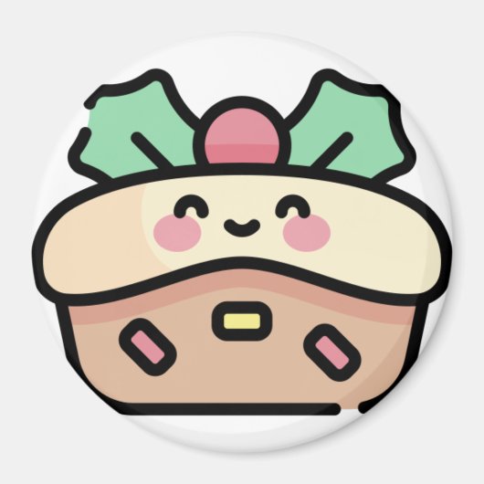 フルーツケーキ マグネット (正面)