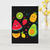 フルーツコスチュームスイートティーフルーツサラダ メンズレディース クーポン カード (黄色い花)