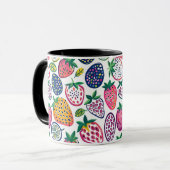 フルーツコラージュお洒落でマ鮮やかグ マグカップ (正面左)