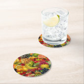 フルーツコースター ラウンドペーパーコースター (インサイチュ)