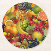 フルーツコースター ラウンドペーパーコースター (正面)