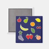 フルーツサプライズブルー マグネット (正面/裏面)