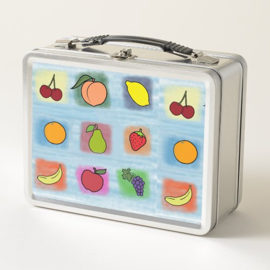 フルーツサプライズメタルランチボックス メタルランチボックス (正面)