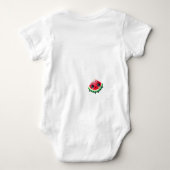 フルーツサラダ ベビーボディスーツ (裏面)