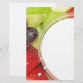 フルーツサラダ 便箋 (正面/裏面)