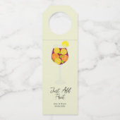 フルーツサングリアワインカクテルミックスキットを追加 ボトルネックタグ (正面)