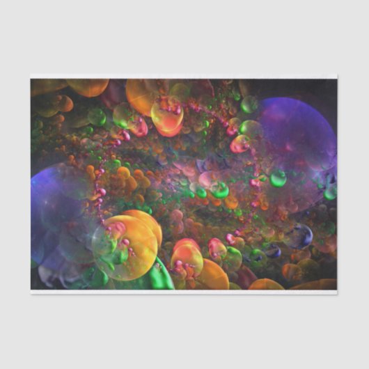 フルーツサークルティッシュペーパー 薄葉紙 (正面)