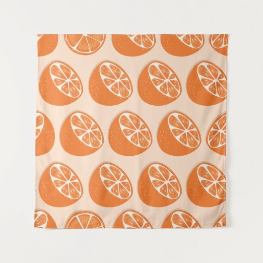 フルーツシームレスパターン。 タペストリー (正面)