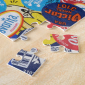 フルーツシールモンタージュパターン ジグソーパズル (側面)