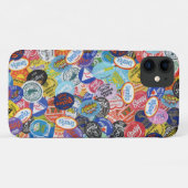 フルーツシールモンタージュパターン Case-Mate iPhoneケース (裏面(横))