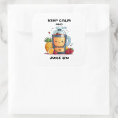 フルーツジュイ保サーの穏やかさとジュースの健康 スクエアシール (バッグ)