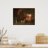 フルーツジュグ&グラス – ジーンシメオンシャルダンファインアート ポスター (キッチン)