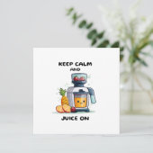 フルーツジューサー 冷静にジュースを 健康 招待状 (スタンド正面)