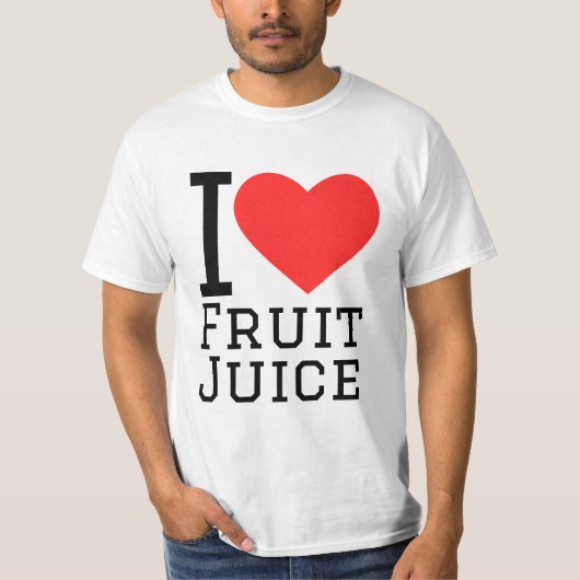 フルーツジュースが大好き Tシャツ (正面)