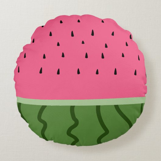 フルーツスイカ ラウンドクッション (正面)