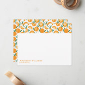 フルーツスタイリッシュトレンディーモダンノートカード ノートカード (正面/裏面インサイチュ)