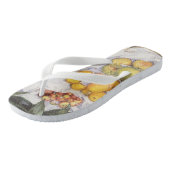 フルーツスタンドバイGustave Caillebotte,ヴィンテージアート ビーチサンダル (アングル)