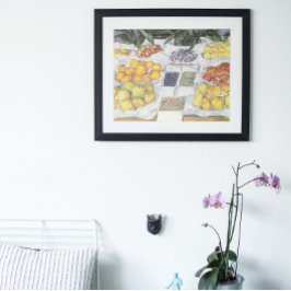 フルーツスタンドバイGustave Caillebotte,ヴィンテージアート ポスター