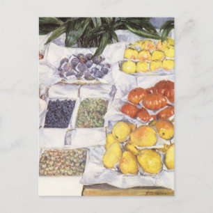 フルーツスタンドバイGustave Caillebotte,ヴィンテージアート ポストカード
