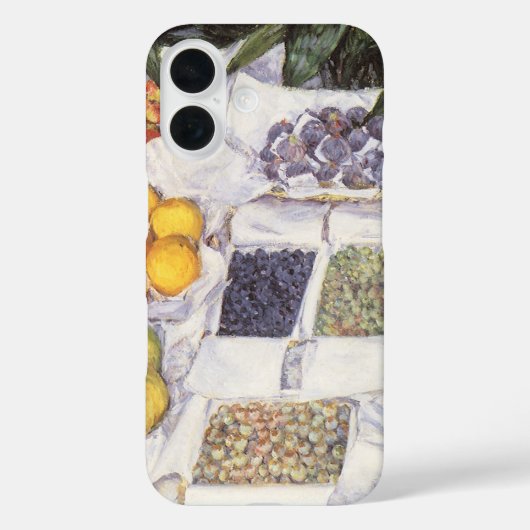 フルーツスタンドバイGustave Caillebotte,ヴィンテージアート Case-Mate iPhoneケース (裏面)