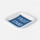 フルーツスタンドロードサイン ペーパープレート (傾斜あり)