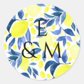 フルーツスティッカー ラウンドシール (正面)