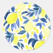 フルーツスティッカー ラウンドシール (正面)