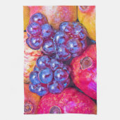 フルーツスティルライフアート キッチンタオル (縦)