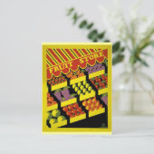 フルーツストア – WPAポスター –  ポストカード (スタンド正面)