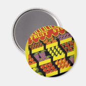 フルーツストア – WPAポスター –  マグネット (正面/裏面)