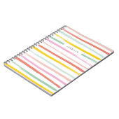 フルーツストライプジャーナル – スイカ ノートブック (左側)