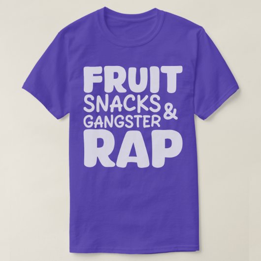 フルーツスナックギャングラップの1 Tシャツ (デザイン正面)