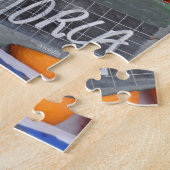 フルーツスペインの市場の出店でマヨルカオレンジ ジグソーパズル (側面)