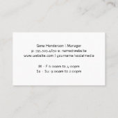 フルーツスムージーの盛り合わせ 名刺 (裏面)