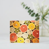 フルーツスライスカスタムポストカード ポストカード (スタンド正面)