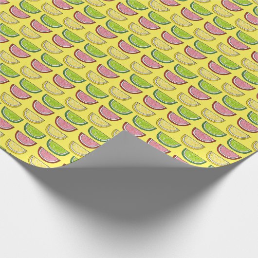 フルーツスライスジェリーキャンディーズ過ぎ越しコーシェアキャンディ ラッピングペーパー (角)