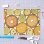 フルーツスライス柑橘類オレンジレモンライム 薄葉紙 (クラフト)