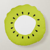 フルーツスライスKiwi ラウンドクッション (裏面)