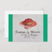 フルーツタルト感謝していテ – ユー・カード サンキューカード (正面/裏面)