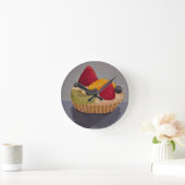 フルーツタルト時計 ラウンド壁時計 (ホーム)