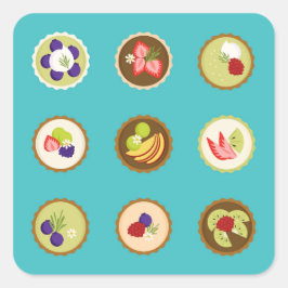 フルーツタルト スクエアシール