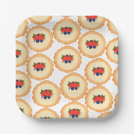 フルーツタルト ペーパープレート