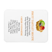 フルーツタレットレシピ可撓性冷蔵庫用マグネット マグネット (横)