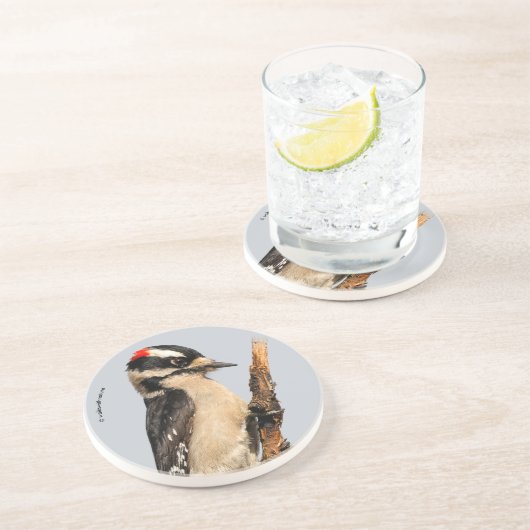 フルーツツリーに飾った可愛いダウンの木ペッカー コースター (側面)