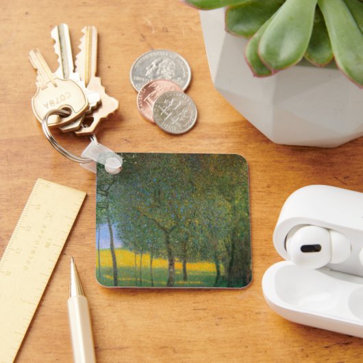 フルーツツリーズバイグスタフクリムト、ヴィンテージアールヌーボー キーホルダー (デスク)