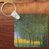 フルーツツリーズバイグスタフクリムト、ヴィンテージアールヌーボー キーホルダー (正面)