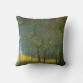 フルーツツリーズバイグスタフクリムト、ヴィンテージアールヌーボー クッション (裏面)