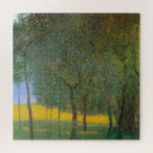 フルーツツリーズバイグスタフクリムト、ヴィンテージアールヌーボー ジグソーパズル (横)