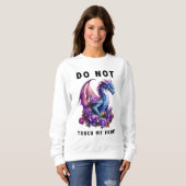 フルーツティーをTouchしない スウェットシャツ (正面フル)