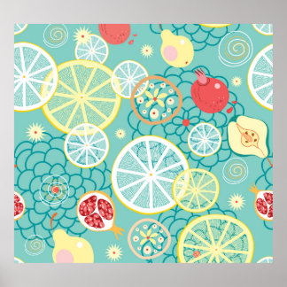 フルーツテクスチャ鮮やか、背景。 ポスター